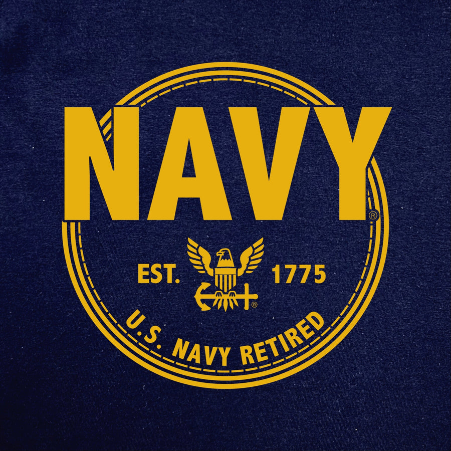 Navy Retired Left Chest Hood