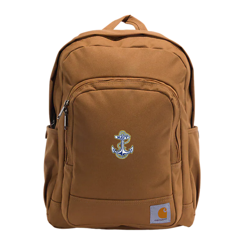 Navy Carhartt Classic Laptop Bag (Brown)