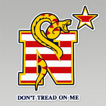 Load image into Gallery viewer, Navy Dont Tread On Me Decal
