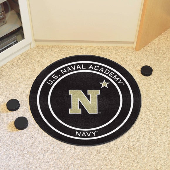 Navy Puck Mat*