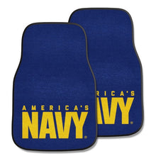 Load image into Gallery viewer, U.S. Navy 2-pc Carpet Car Mat Set*