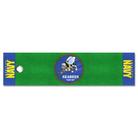 U.S. Navy Seabees Golf Putting Green Mat