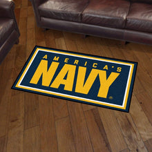 Load image into Gallery viewer, U.S. Navy 3&#39; X 5&#39; Plush Rug (Navy)*