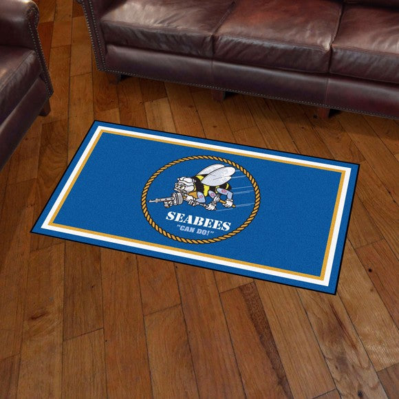 U.S. Navy - SEABEES 3X5 Plush Rug*