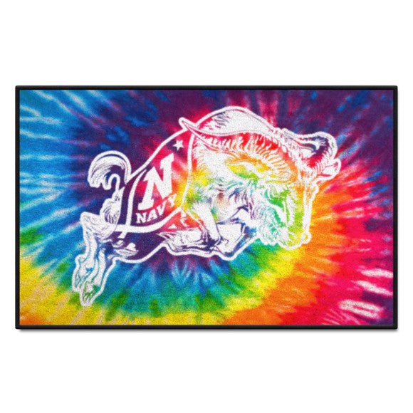 Navy Midshipmen Starter Mat - Tie Dye*