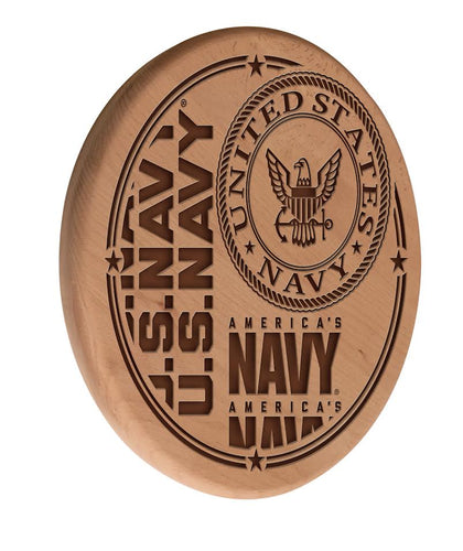 United States Navy Laser Engraved Solid Wood Sign