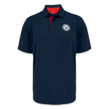 Load image into Gallery viewer, Navy Era Color Placket Polo (Navy/Red)