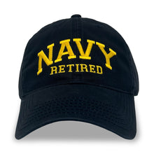 Load image into Gallery viewer, Navy Retired Relaxed Twill Hat (Navy)