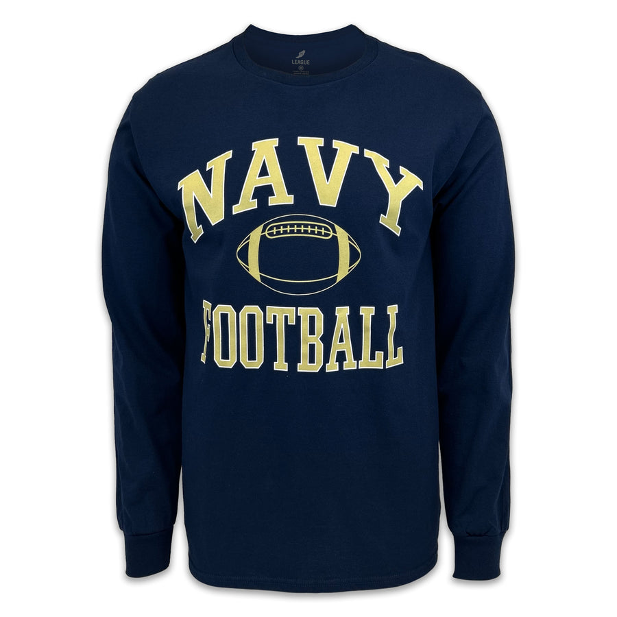 USNA Football Long Sleeve T-Shirt (Navy)