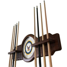 Load image into Gallery viewer, Navy Eagle Solid Wood Cue Rack*