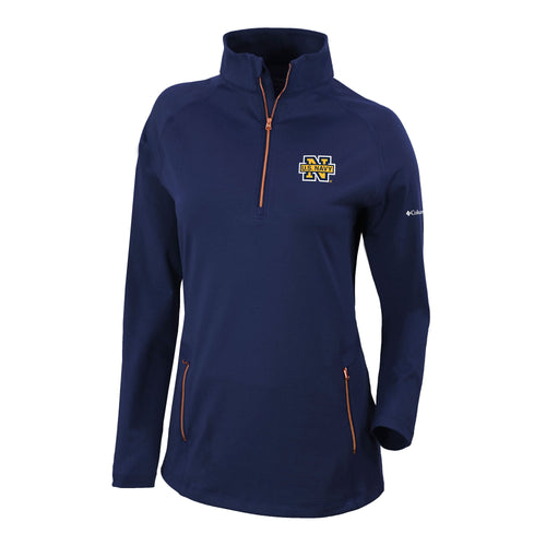 Navy Women's Columbia Outward Nine 1/4 Zip Pullover*