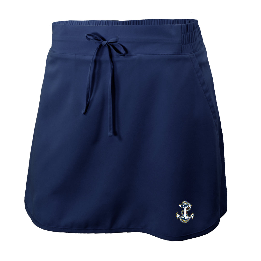 Navy Anchor Columbia Women's Lakewood Pines Skort (Navy)*