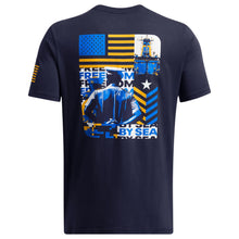 Load image into Gallery viewer, Navy Under Armour Freedom By Sea T-Shirt (Navy)