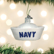 Load image into Gallery viewer, Navy Sailor Cap Ornament