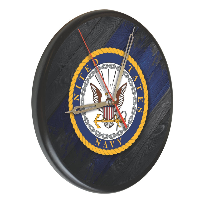 United States Navy Solid Wood Clock*