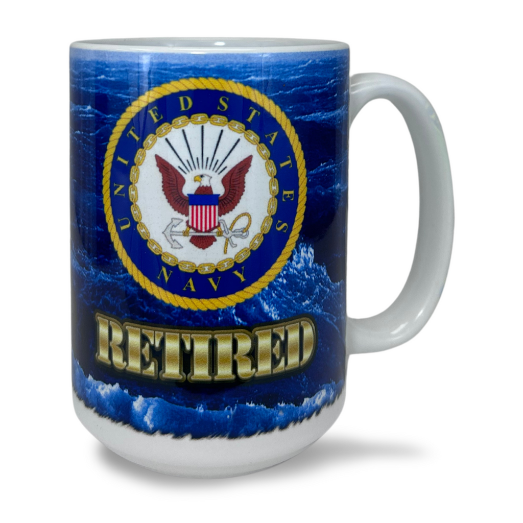 United States Navy Retired Mug
