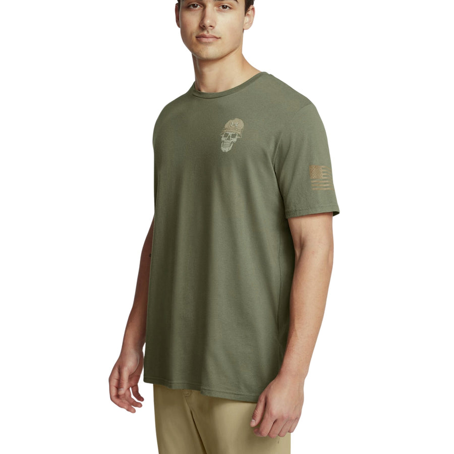 Under Armour Freedom Skull T-Shirt (OD Green)