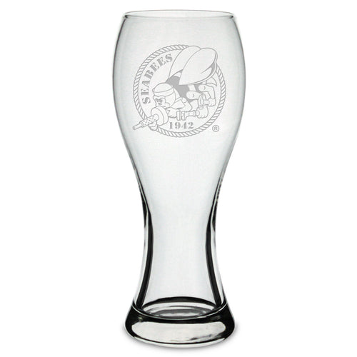 Navy Seabees 23oz Giant Pilsner Glass*