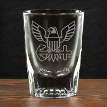 Load image into Gallery viewer, US Navy 2oz Shot Glass*