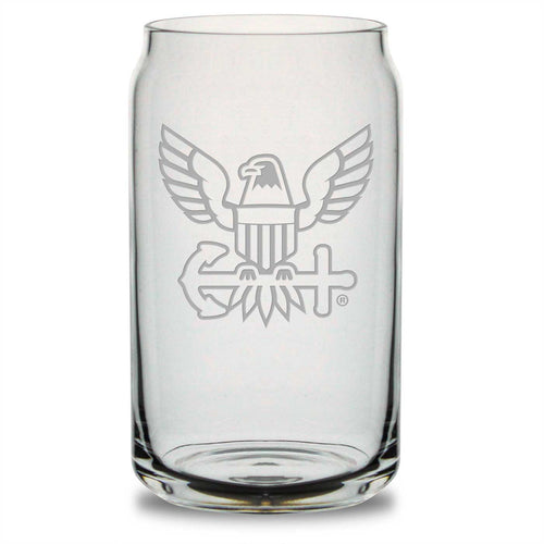 US Navy 16oz Beer Can Glass*