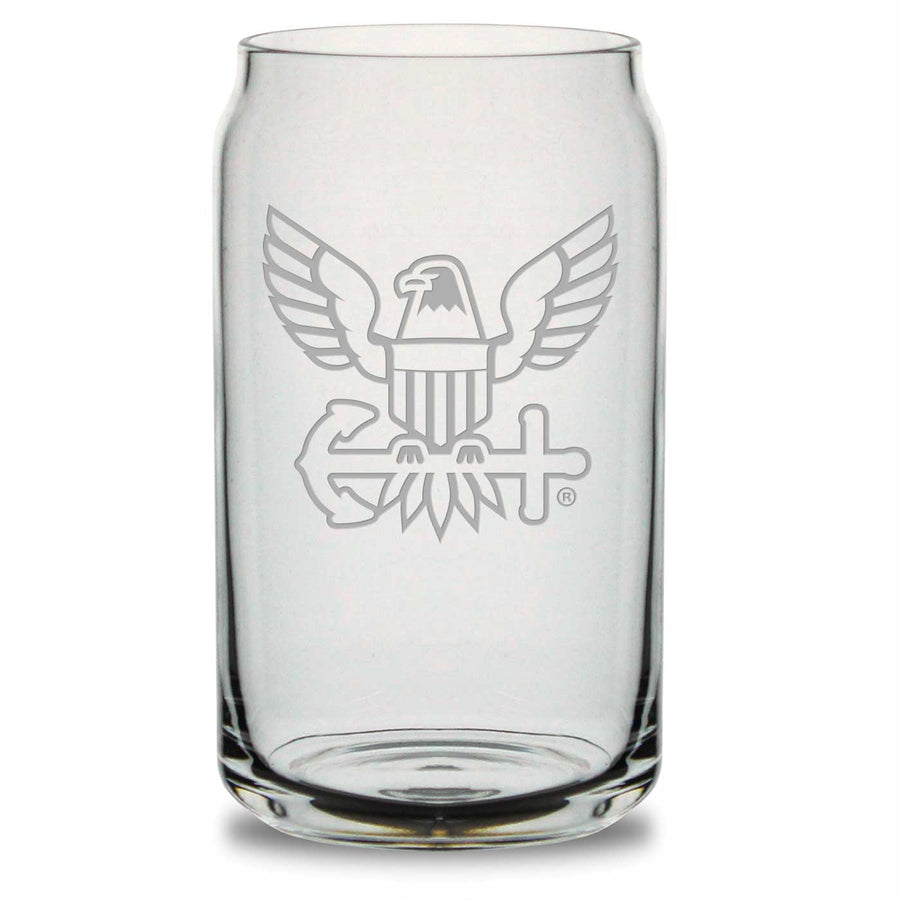 US Navy 16oz Beer Can Glass*