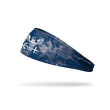 Load image into Gallery viewer, Navy Grunge Headband (Camo)