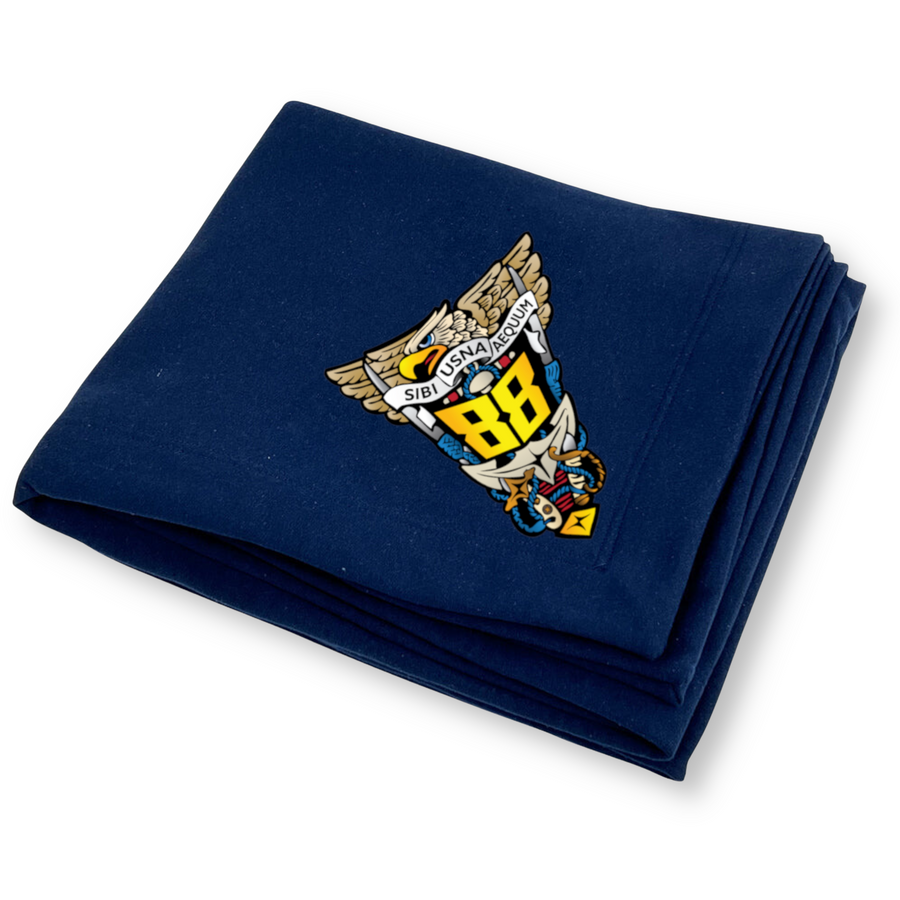 USNA Class of '88 Stadium Fleece Blanket (Navy)