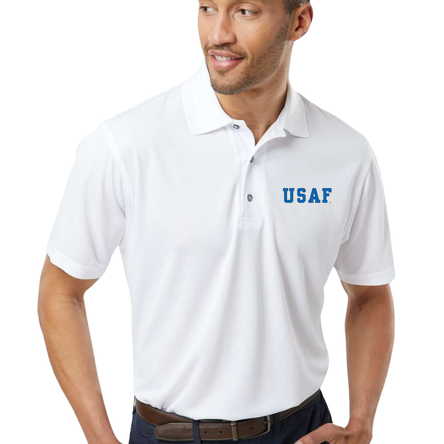 Navy Block Performance Polo