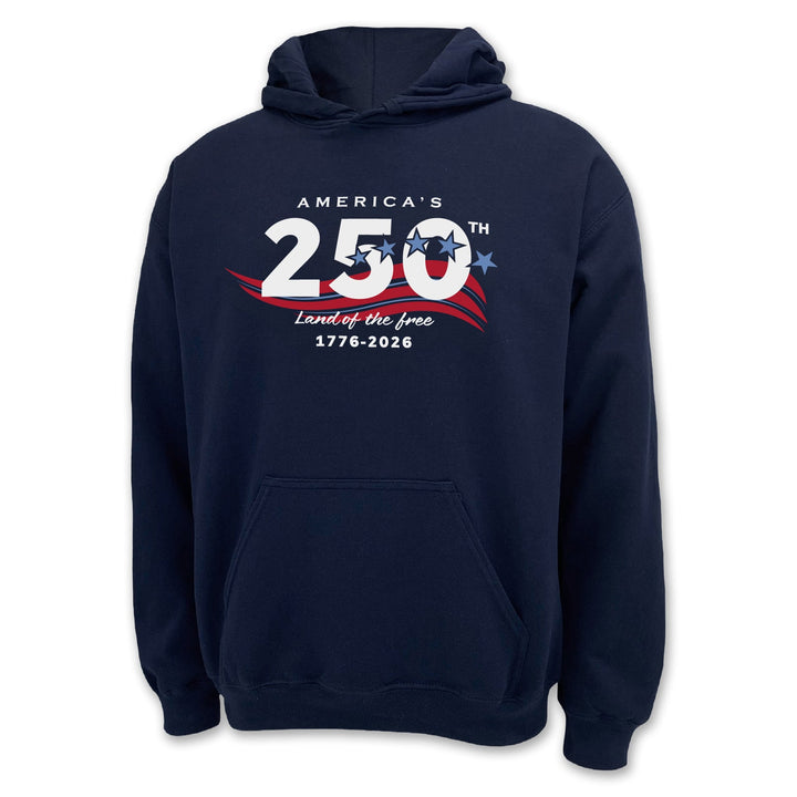 America's 250th Stars Land of The Free Hood (Navy)
