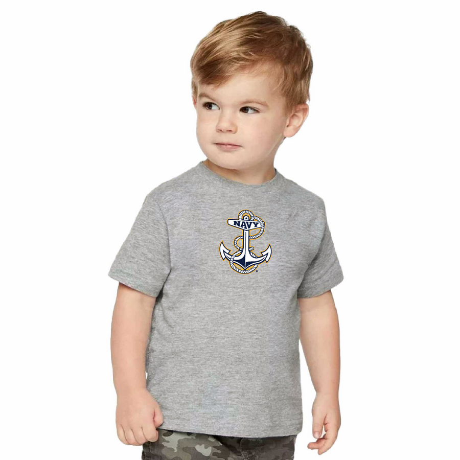 Navy Anchor Toddler T-Shirt