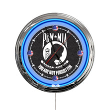 Load image into Gallery viewer, POW/MIA 16in LED Wall Clock*