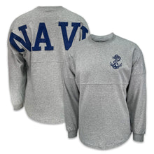 Load image into Gallery viewer, Navy Anchor Original Crew Neck Spirit Jersey (Heather Grey)