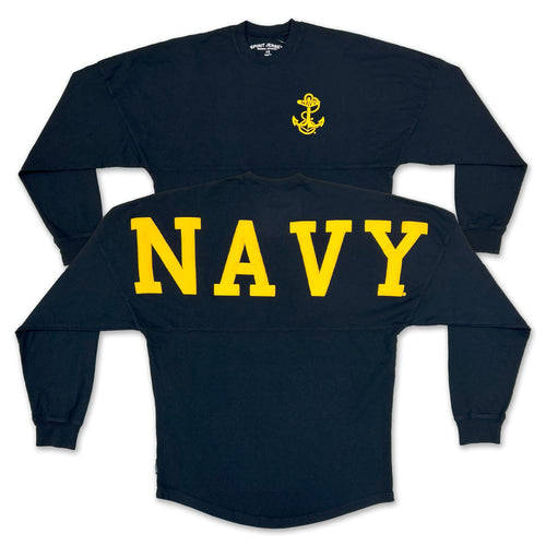 Navy Anchor Original Crew Neck Spirit Jersey (Navy)