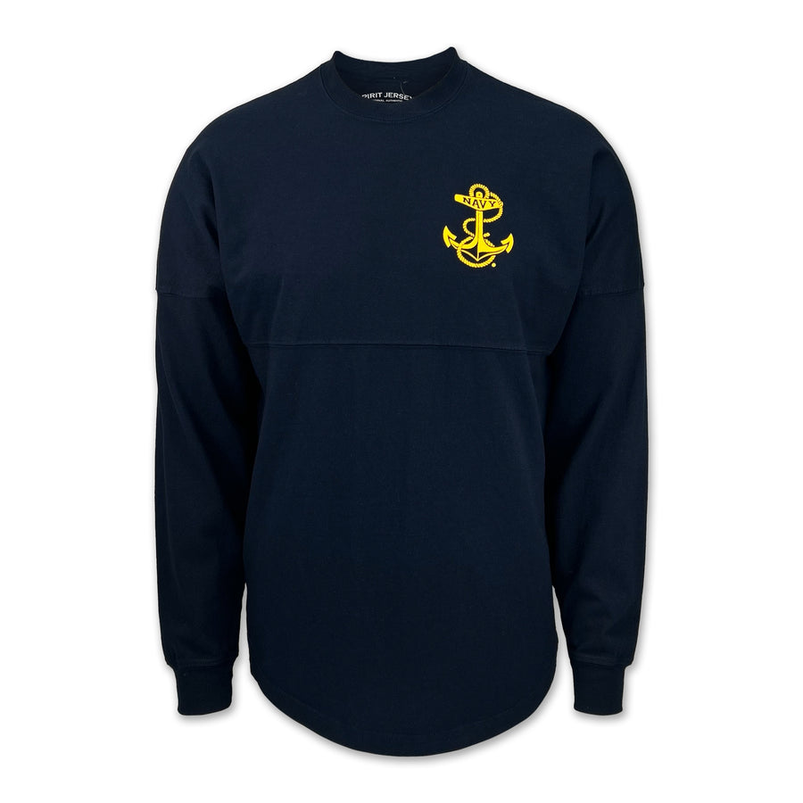 Navy Anchor Original Crew Neck Spirit Jersey (Navy)