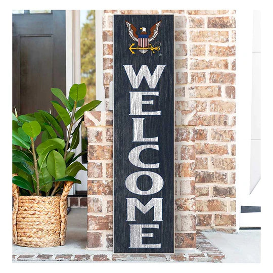 US Navy Leaning Sign Welcome (11x46)