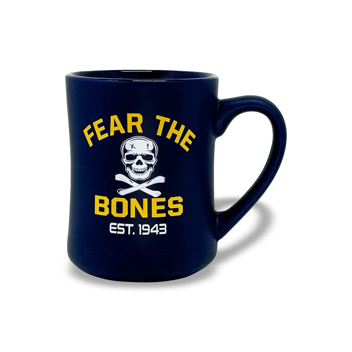 Navy Fear The Bones MK Matte 16oz Diner Mug