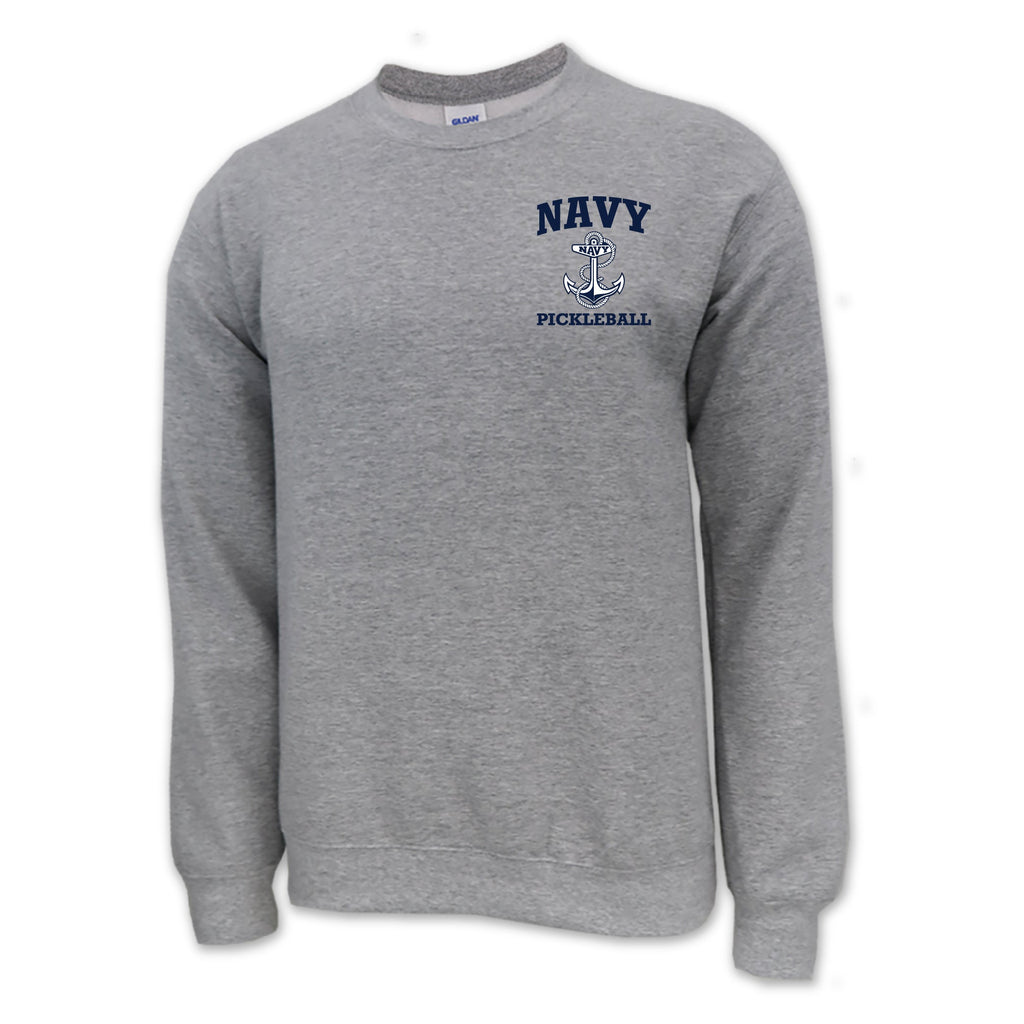 Navy Anchor Pickleball Crewneck