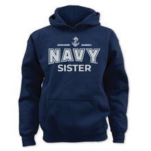 Load image into Gallery viewer, Navy Sister Youth Hood (Navy)