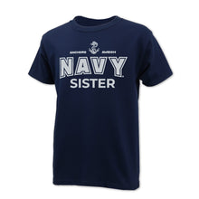 Load image into Gallery viewer, Navy Youth Sister T-Shirt (Navy)