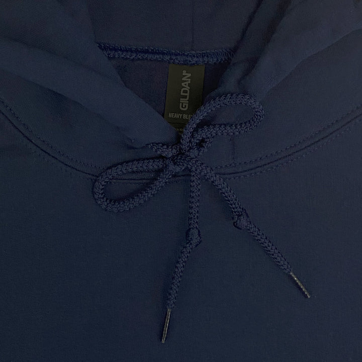 Navy Lacrosse Logo Hood