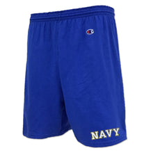 Load image into Gallery viewer, Navy Champion Block Men&#39;s Cotton Short