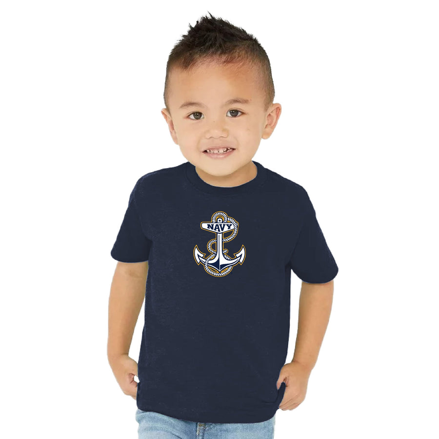 Navy Anchor Toddler T-Shirt