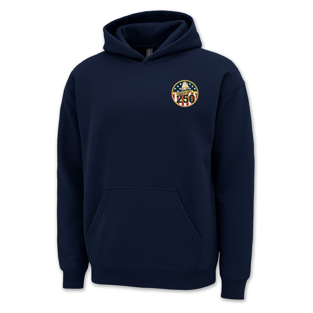 Navy 250th Anniversary Hood