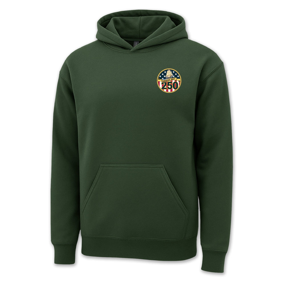 Navy 250th Anniversary Hood