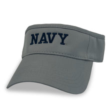 Load image into Gallery viewer, Navy Cool Fit Performance Visor (Grey)