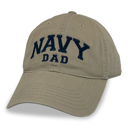 Navy Dad Relaxed Twill Hat (Khaki/Navy)