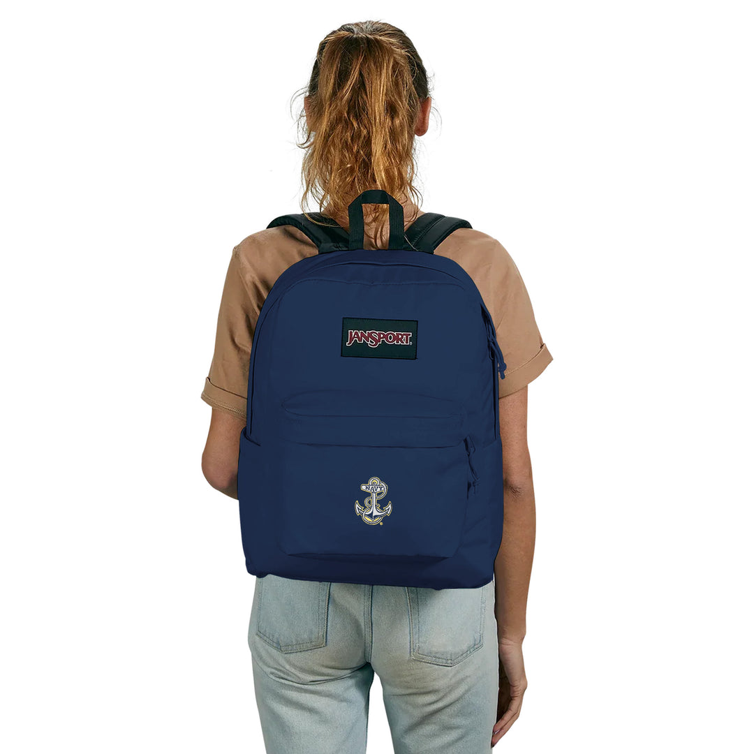 Navy JanSport Superbreak Plus Backpack (Navy)