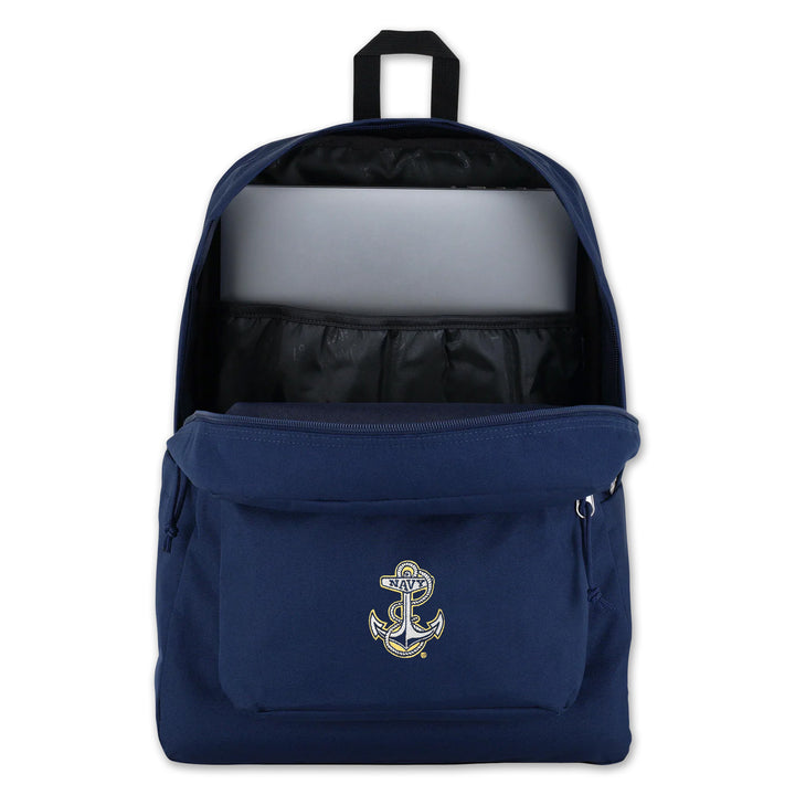 Navy JanSport Superbreak Plus Backpack (Navy)