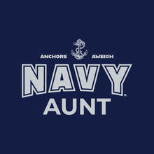 Load image into Gallery viewer, Navy Aunt Ladies T-Shirt (Navy)