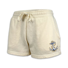 Load image into Gallery viewer, Navy Anchor Ladies Fleece Shorts (4 colors available)